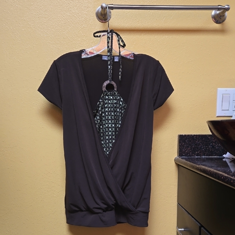 Cap sleeve blouse